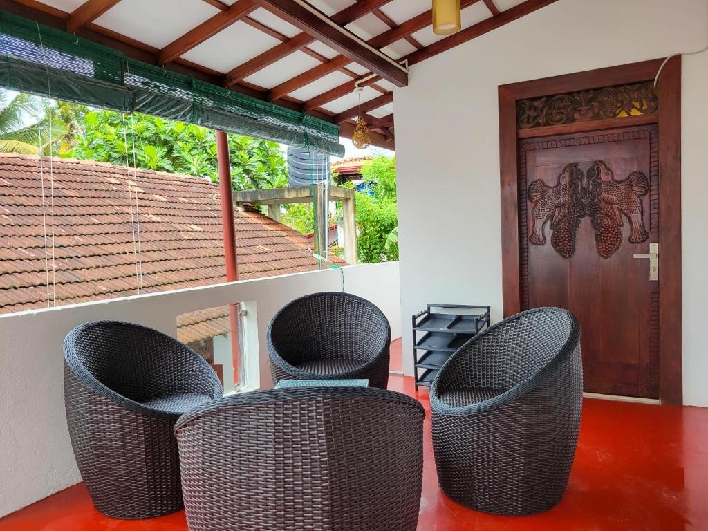 Sun terrace at Sithujaya Green Mirissa